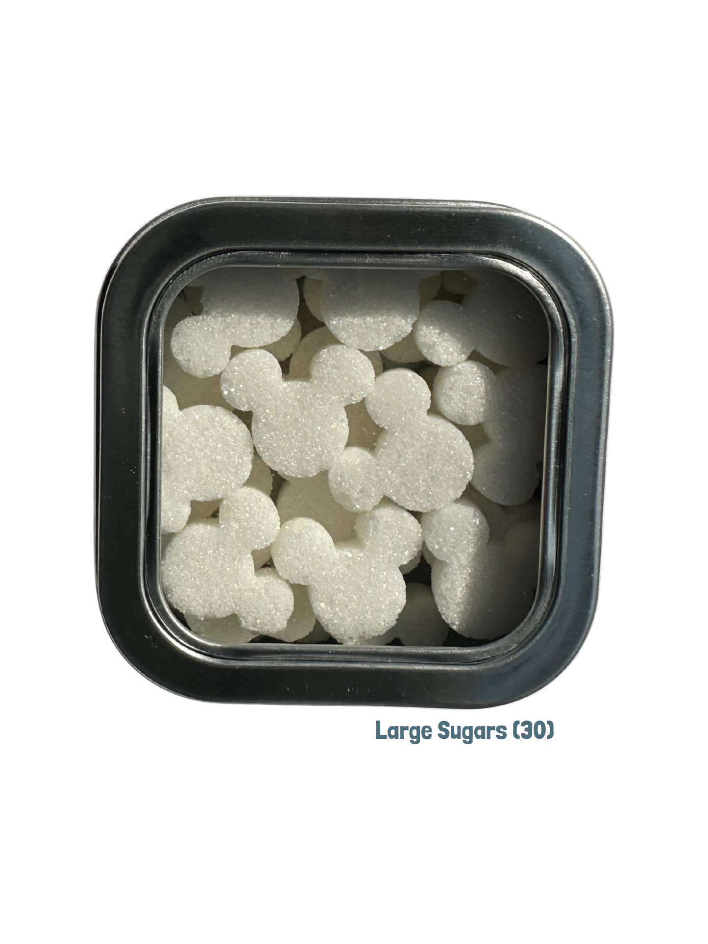 Mickey Mouse Ears Sugar Cubes with Tin - FREE SHIPPING - Cute Shaped Sugar for Tea, Coffee Gifting | Tea Parties, Coffee Bars & Unique Gifts