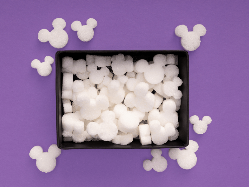 Mickey Mouse Ears Sugar Cubes with Tin - FREE SHIPPING - Cute Shaped Sugar for Tea, Coffee Gifting | Tea Parties, Coffee Bars & Unique Gifts